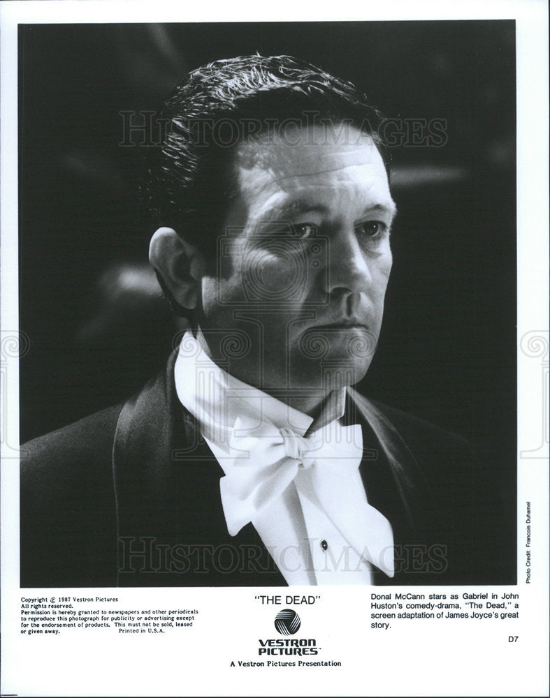 1987 Press Photo Donal Donnelly in &quot;The Dead&quot; - Historic Images