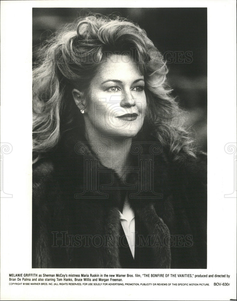 1990 Press Photo Actress Melanie Griffith - Historic Images