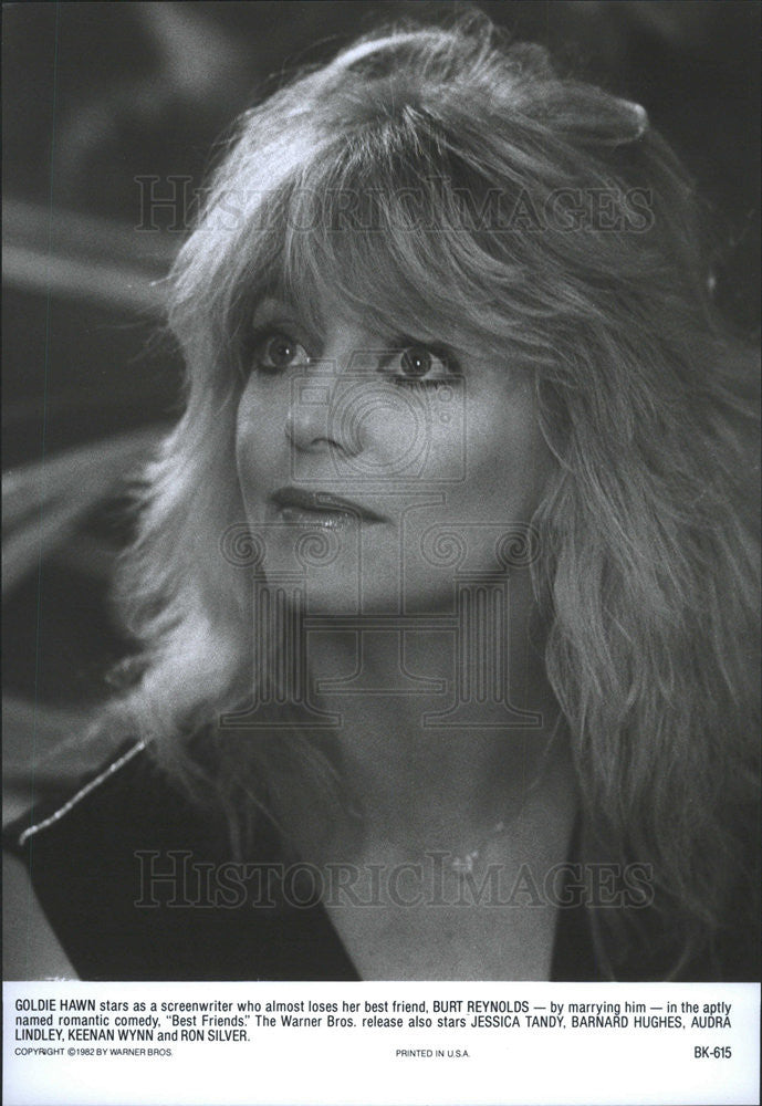 1982 Press Photo Goldie Hawn in the movie Best Friends - Historic Images