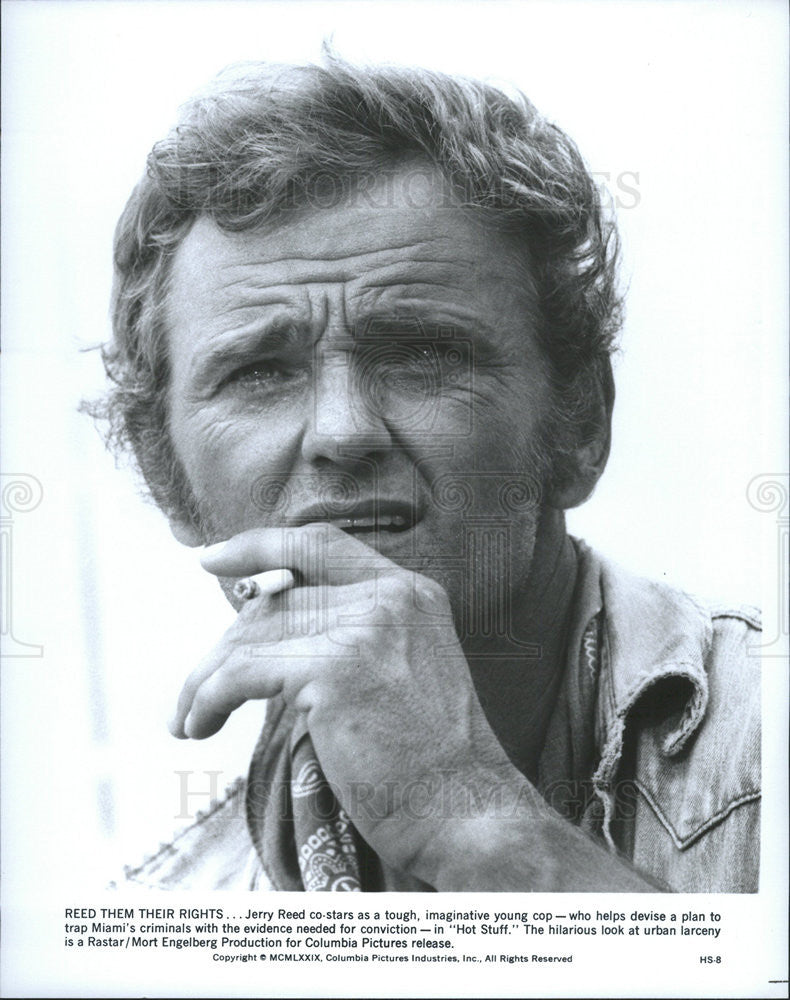 1979 Press Photo Jerry Reed in &quot;Hot Stuff&quot; - Historic Images