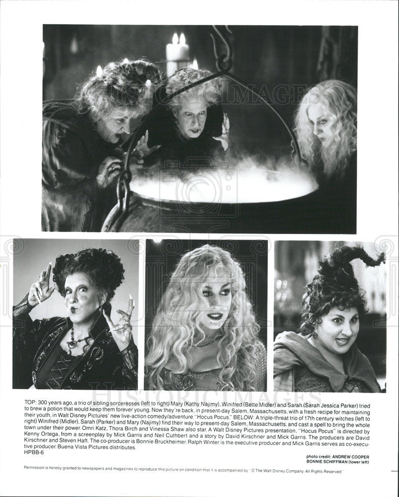 1993 Press Photo Scenes from &quot;Hocus Pocus&quot; - Historic Images