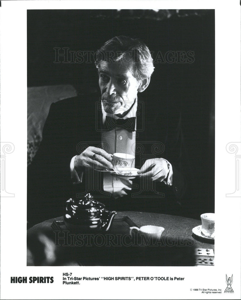 1988 Press Photo Peter O&#39;Toole Actor High Spirits - Historic Images