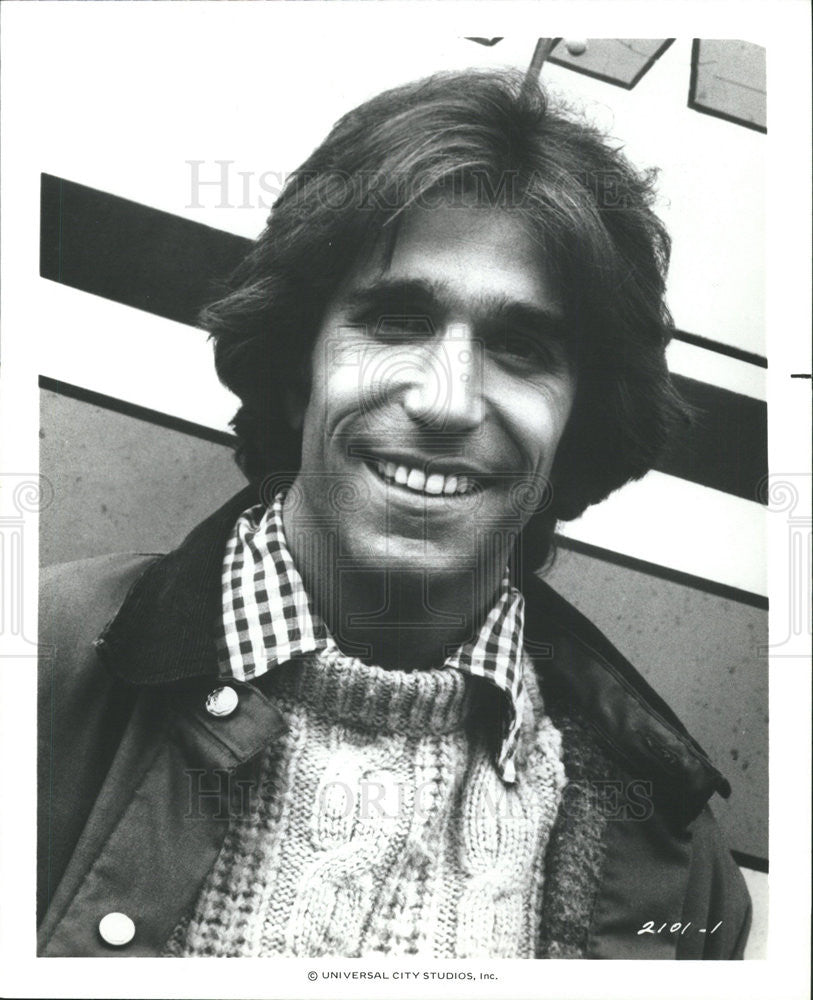 1977 Press Photo Henry Winkler Actor Comedy Drama Film Movie Heroes - Historic Images