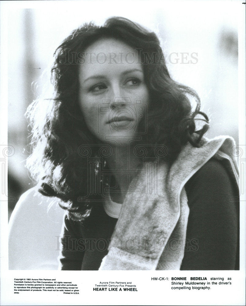 1983 Press Photo Bonnie Bedelia in &quot;Heart Like a Wheel&quot; - Historic Images