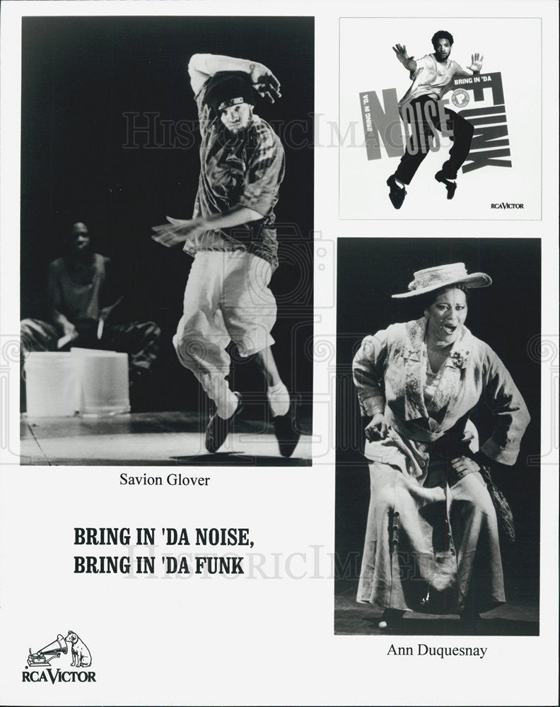 Press Photo Savion Glover &amp; Ann Duquesnay in &quot;Bring in &#39;Da Noise, Bring in &#39;Da - Historic Images