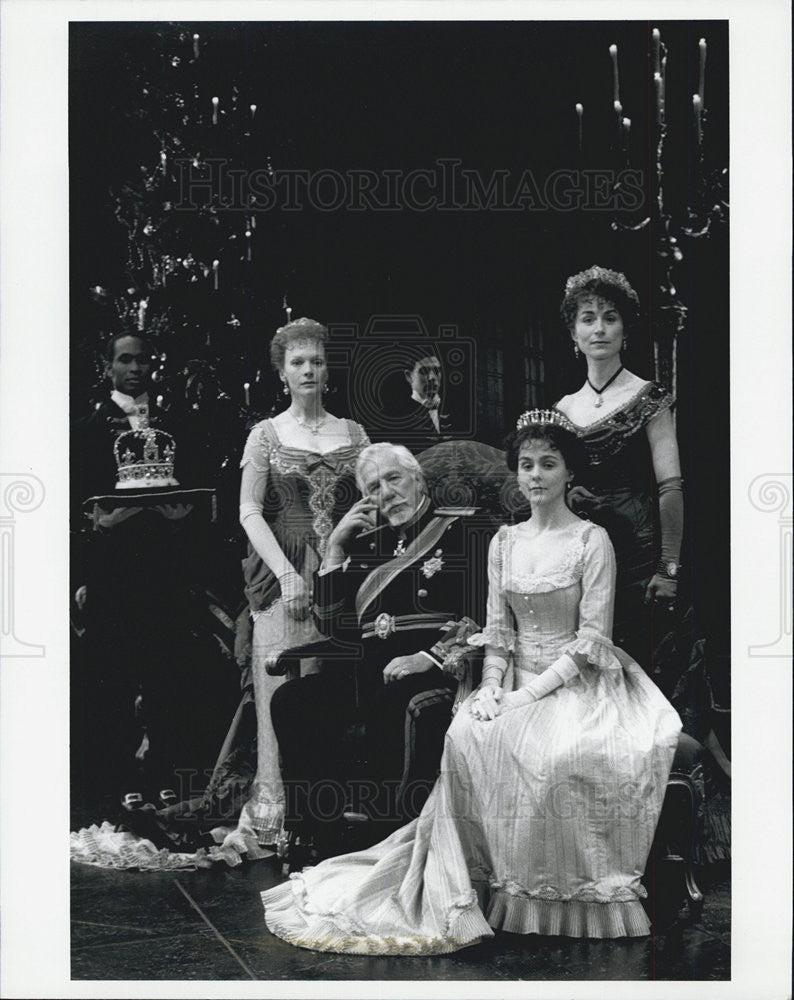 1996 Press Photo Xuan Fraser Martha Burns William Hutt Andrew Croft King Lear - Historic Images