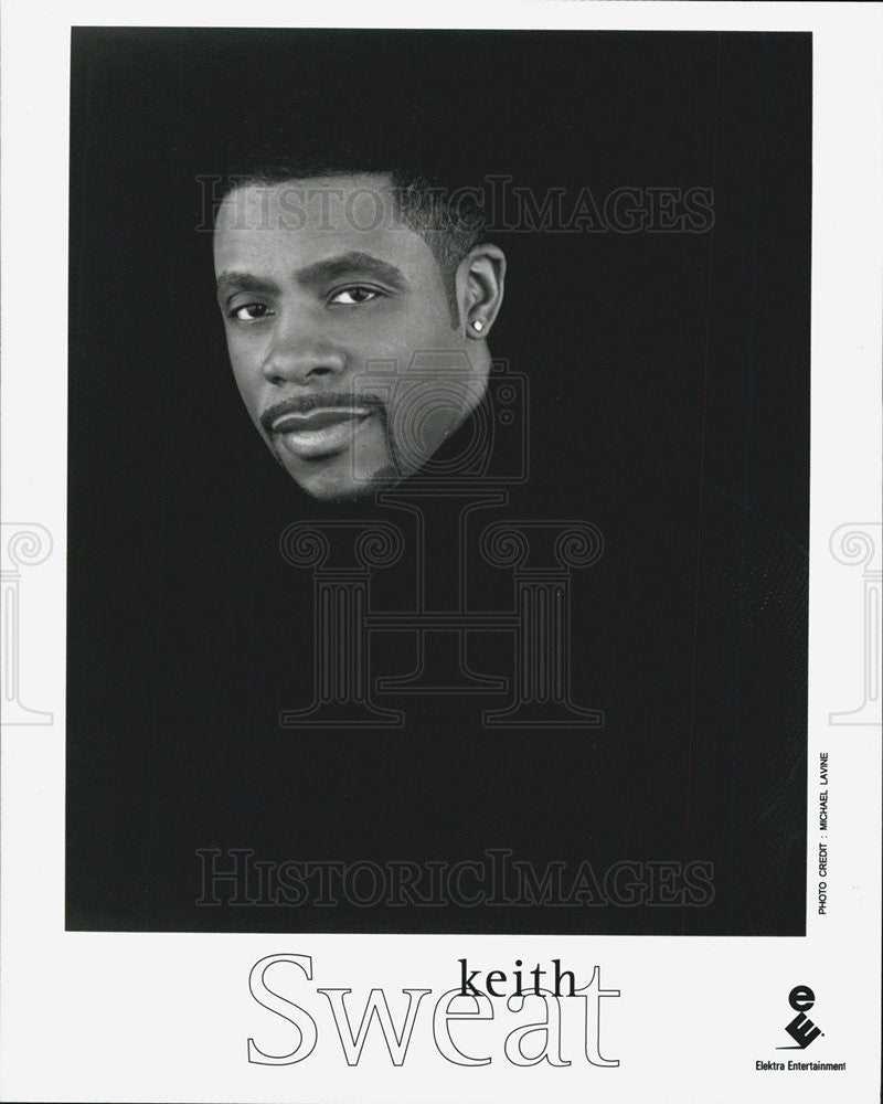 Press Photo American R &amp; B Soul Singer Songwriter Keith Sweat - Historic Images