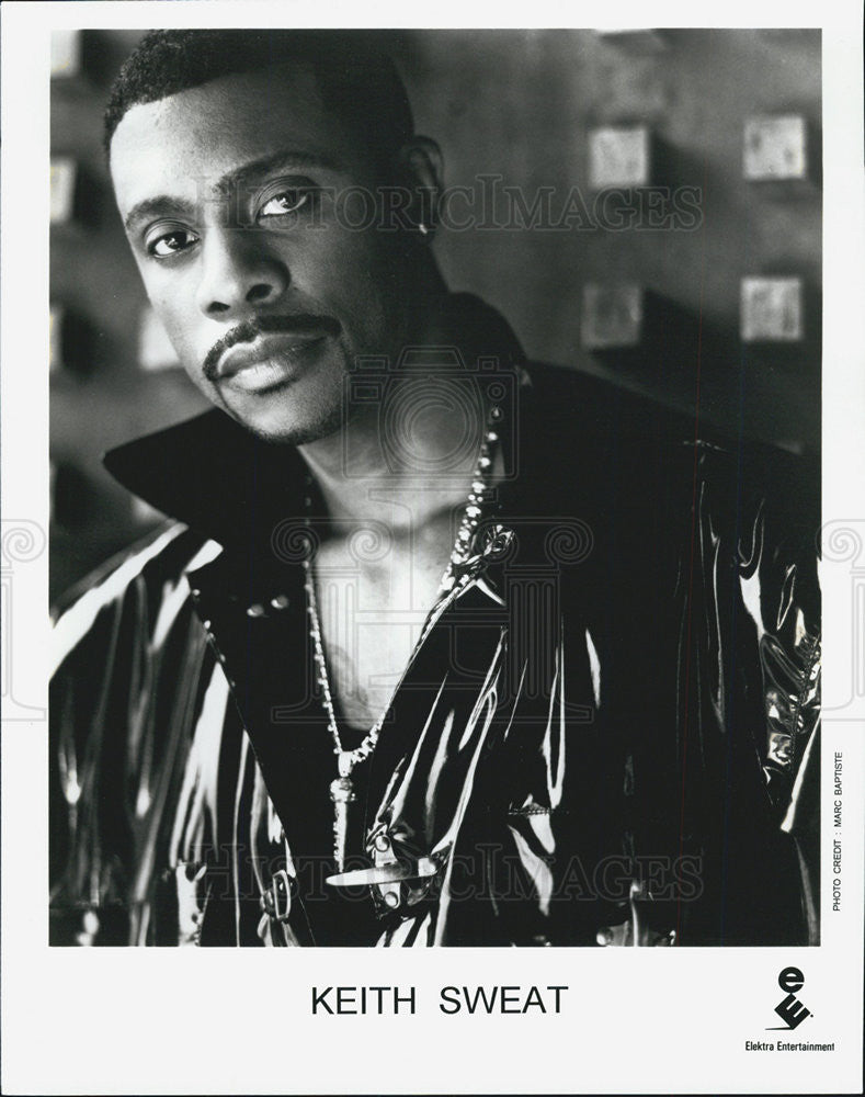 Press Photo Keith Sweat R&amp;B Soul Singer Songwriter Record Producer - Historic Images