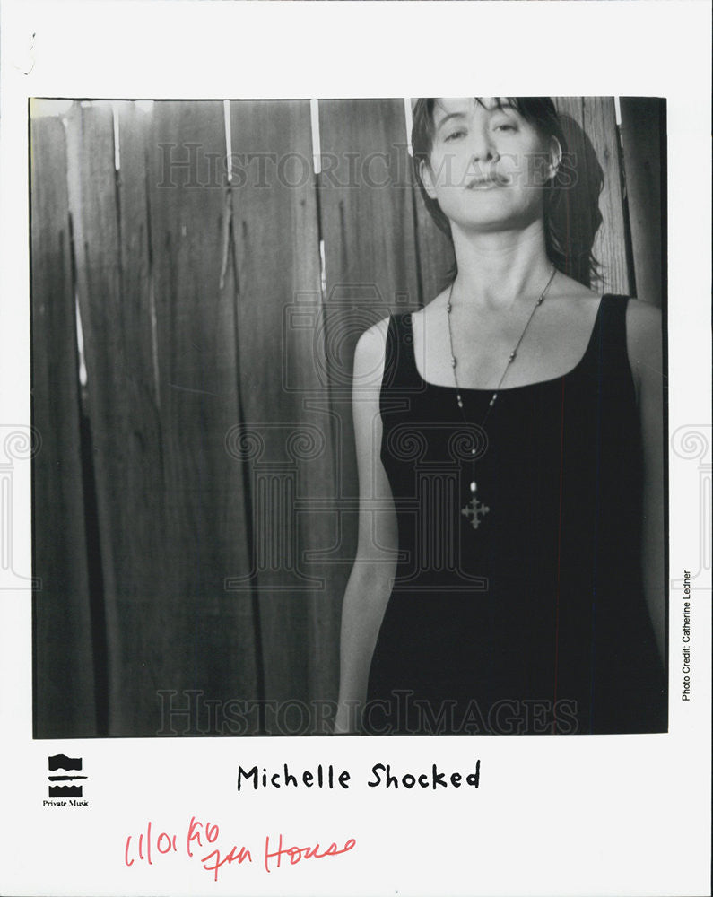 Press Photo Musician Michelle Shocked - Historic Images