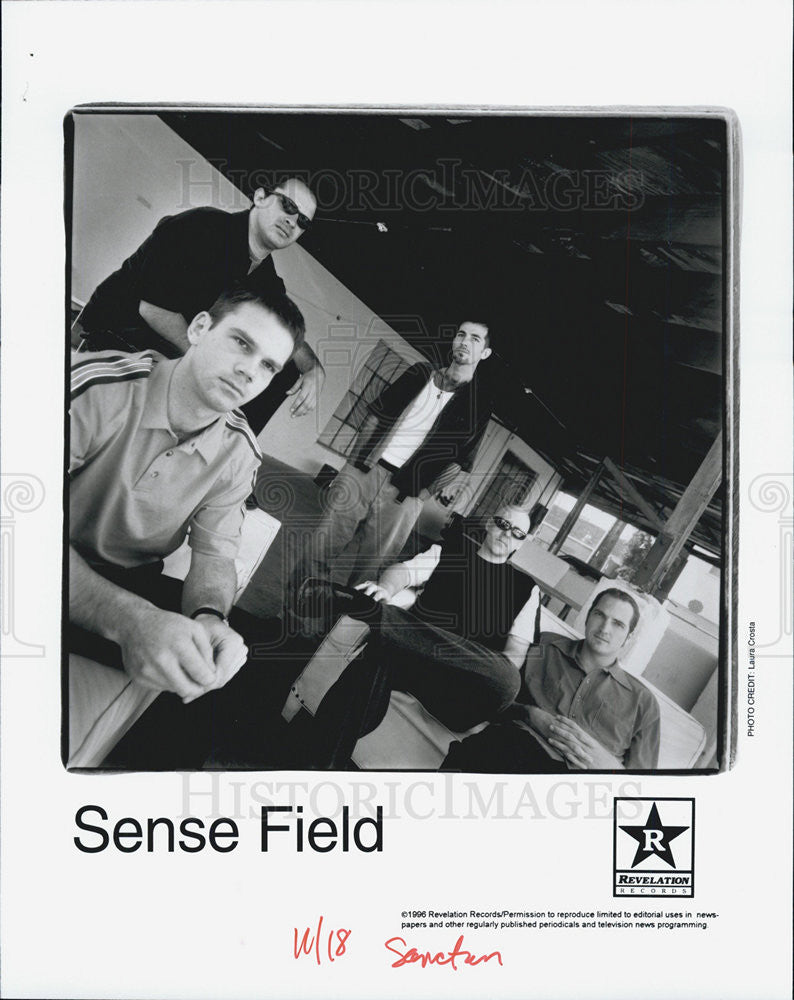 1996 Press Photo American Indie Rock Band Sense Field - Historic Images