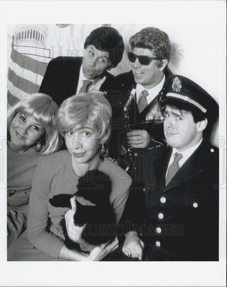 Press Photo &quot;The Capitol Steps&quot; at Eastern Michigan University. - Historic Images