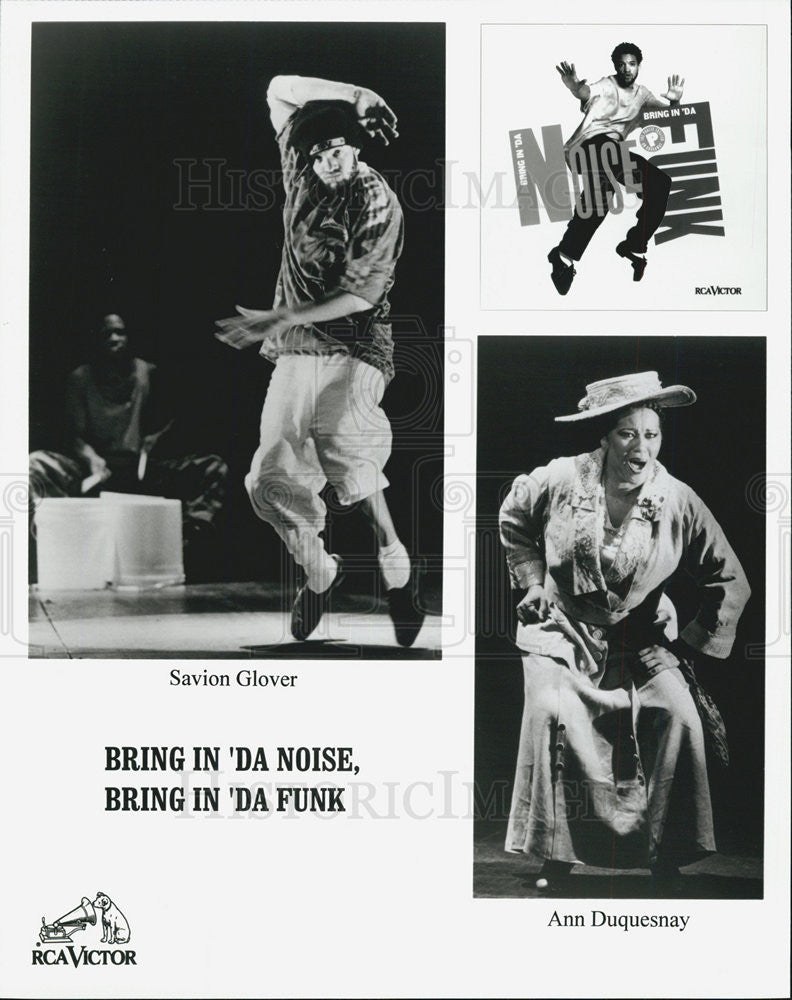 Press Photo Savion Glover Ann Duquesnay &quot;Bring In &#39;Da Noise,Bring In &#39;Da Funk&quot; - Historic Images