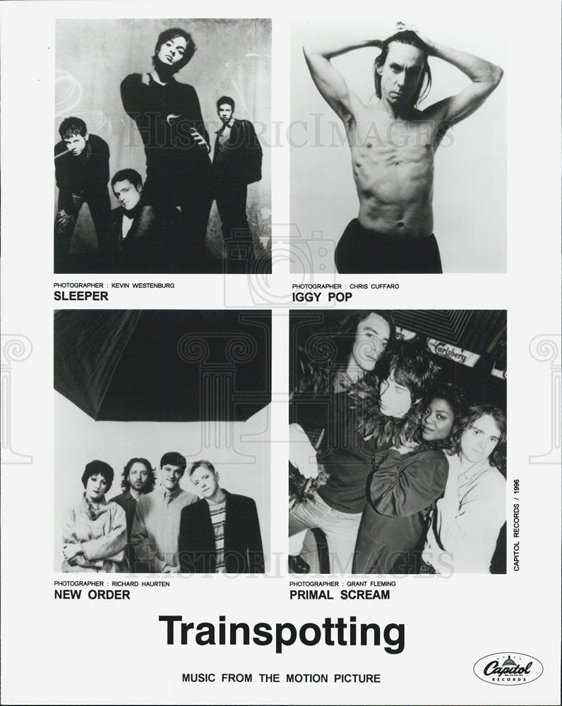 90s VTG！Trainspotting ポスター JONIO ラストオージー Press Photo Trainspotting New Order Primal Scream Sleeper