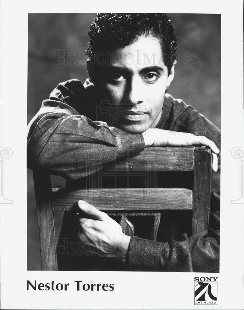 Press Photo Musician Nestor Torres - Historic Images