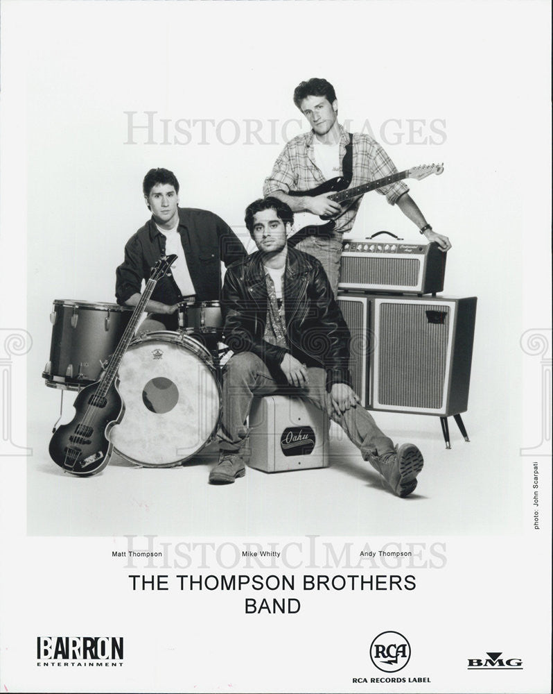 Press Photo Thompson Brothers Band Country Music Matt Andy Mike Whitty - Historic Images