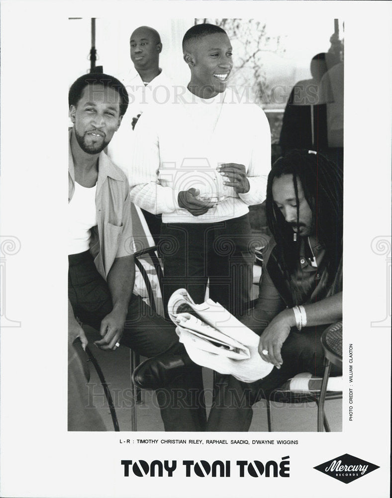 Press Photo Tony Toni Tone Timothy Christian Raphael Saadiq Dewayne Wiggins - Historic Images