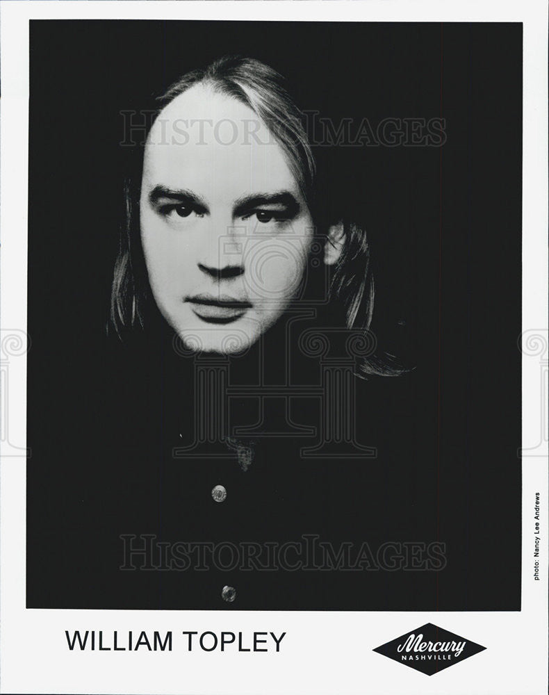 Press Photo William Topley Lead Singer Blessings British Musician - Historic Images