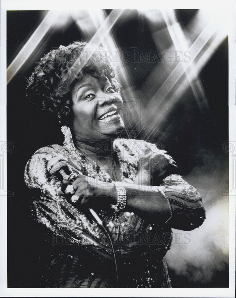 Press Photo Koko Taylor Blues Machine Pease Auditorium - Historic Images