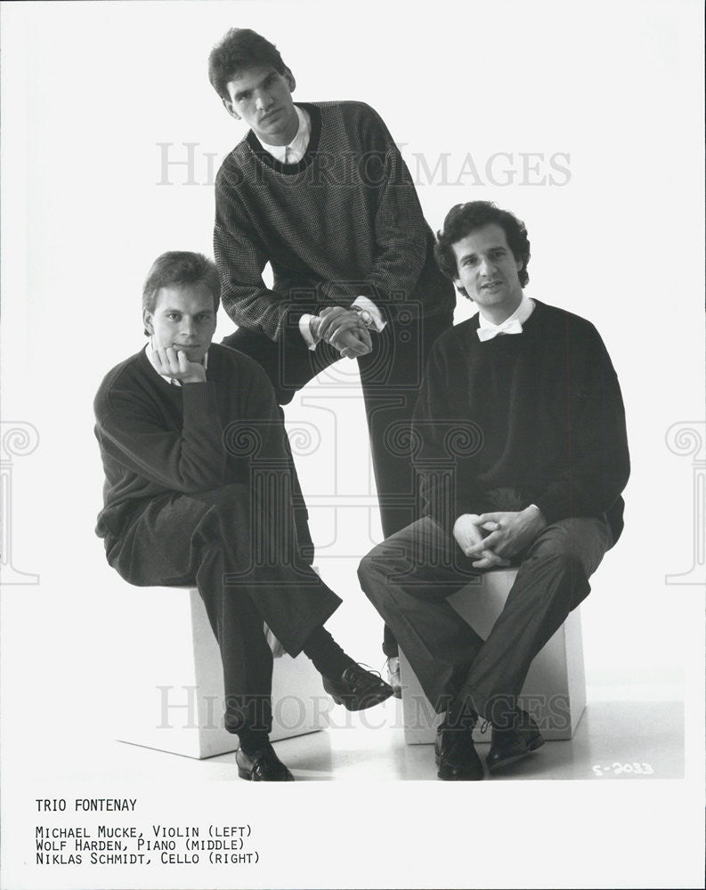 Press Photo Trio Fontenay Michael Mucke Wolf Harden Niklas Schmidt - Historic Images