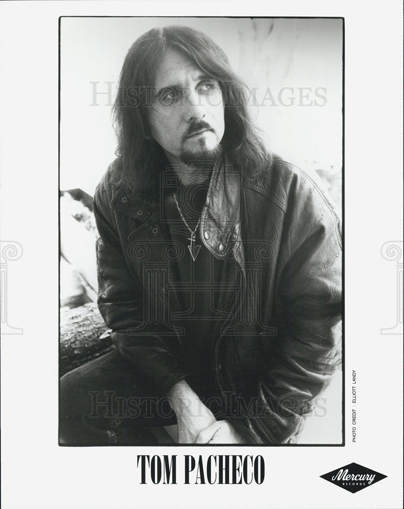 Press Photo Tom Pacheco American Folk Singer Songwriter Guitarist - Historic Images