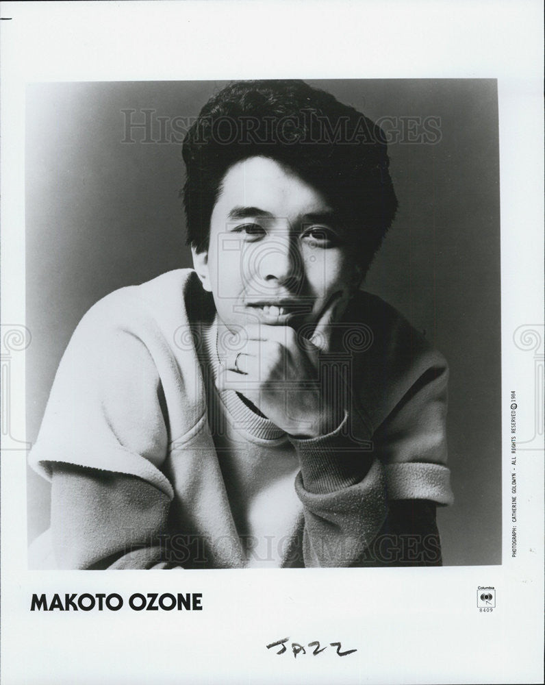 Press Photo Jazz Musician Makoto Ozone - Historic Images