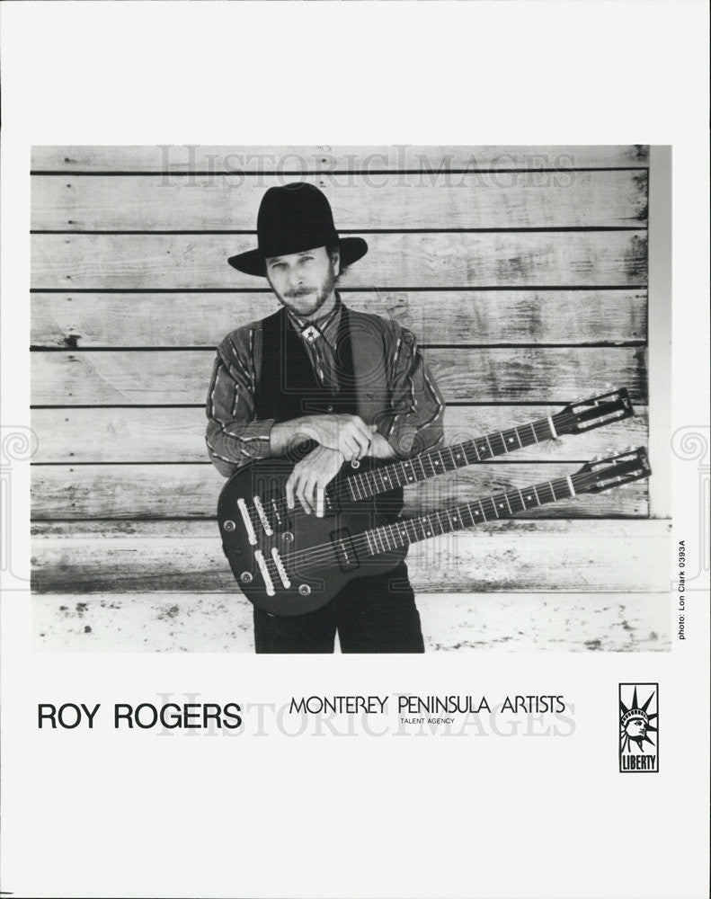 Press Photo Roy Rogers Guitarist - Historic Images