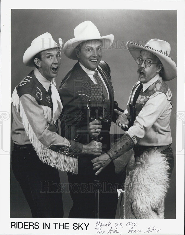 Press Photo Riders In The Sky Musical Group - Historic Images