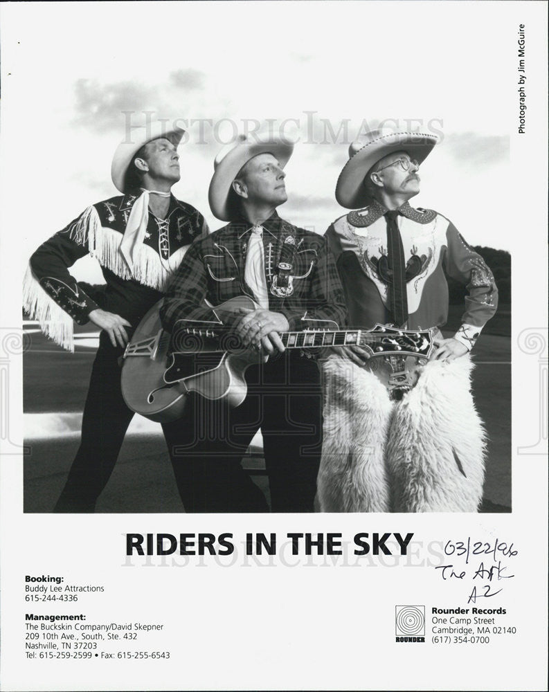 1986 Press Photo Riders In The Sky Musical Group - Historic Images