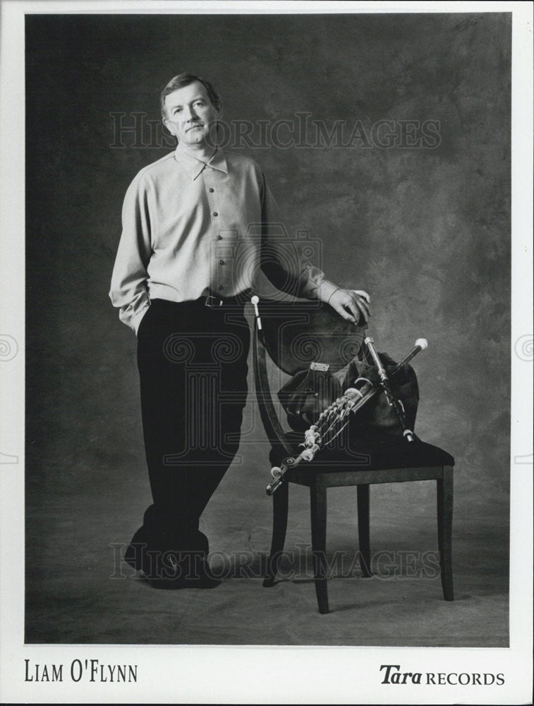 Press Photo Liam O&#39;Flynn Bagpipe Musician - Historic Images