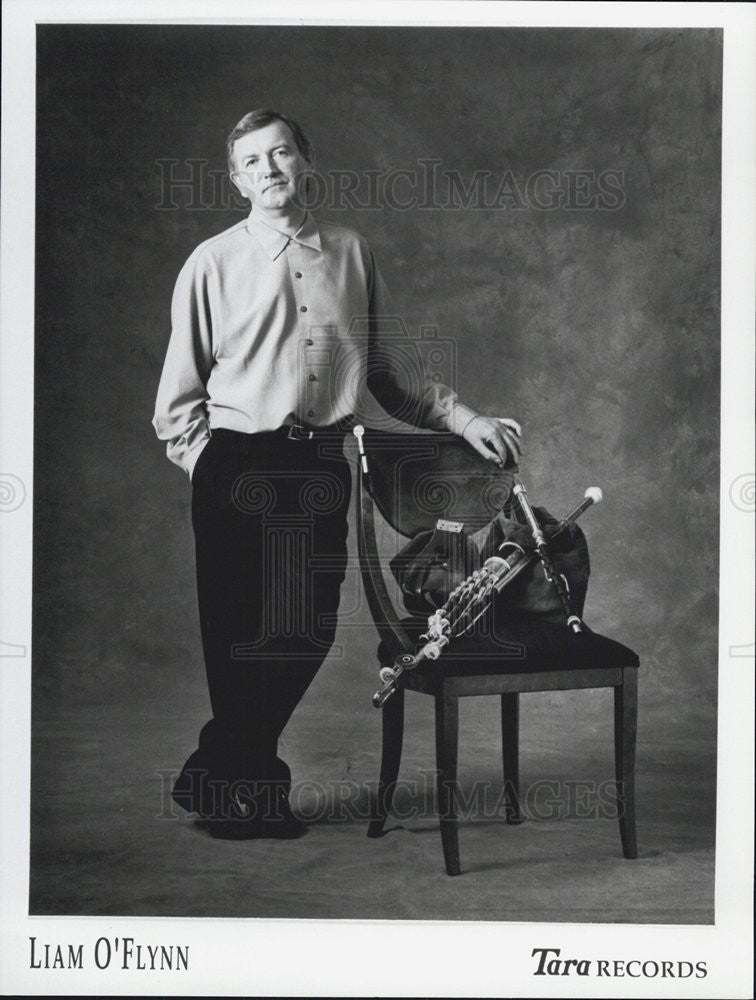 Press Photo Liam O&#39;Flynn Bagpipe Musician - Historic Images