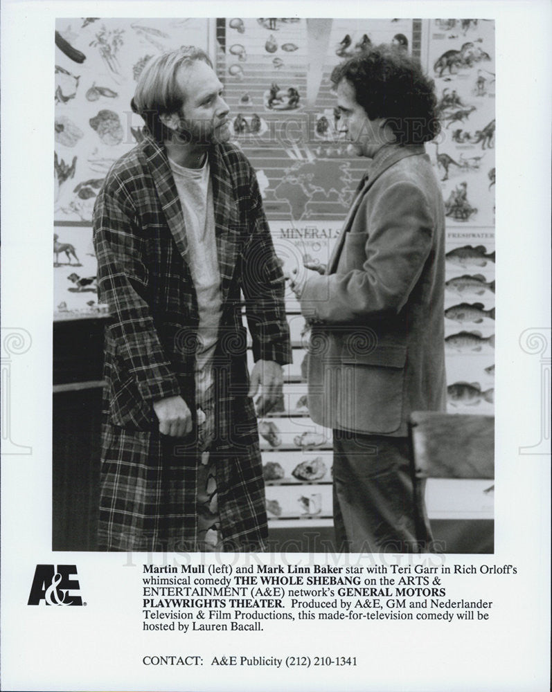 Press Photo Martin Mull Actor Mark Linn Baker Whole Shebang Movie Film ...