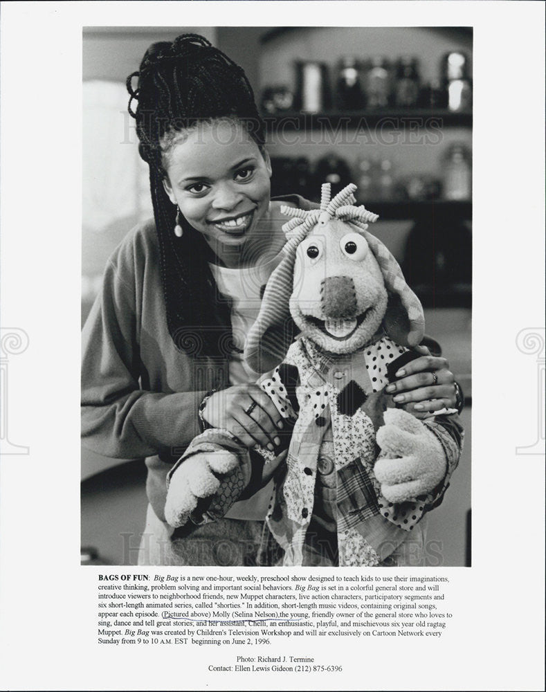 1996 Press Photo &quot;Big Bag&quot; Preschool Show - Historic Images