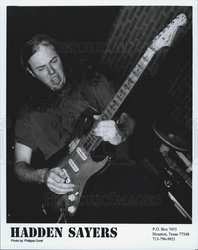 Press Photo Hadden Sayers Guitarist - Historic Images