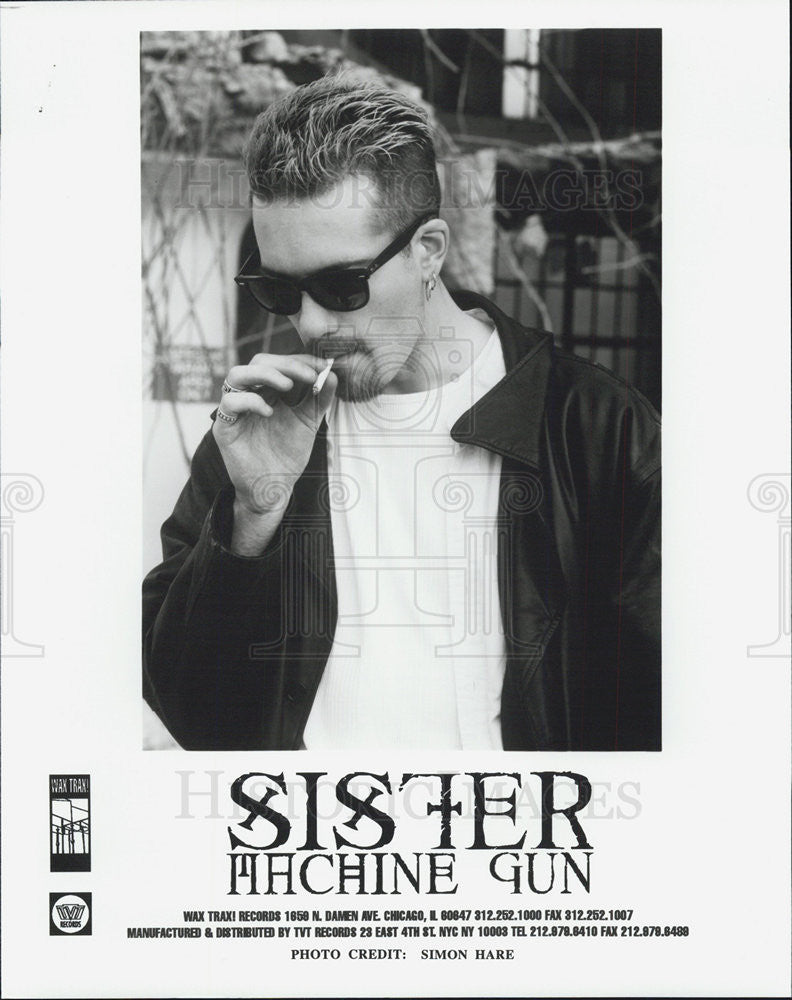 Press Photo Sister Machine Gun - Historic Images