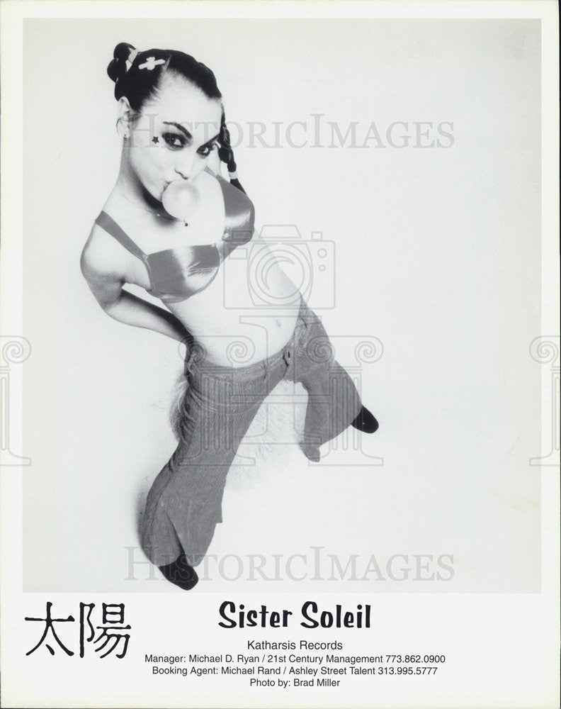 Press Photo Sister Soleil - Historic Images