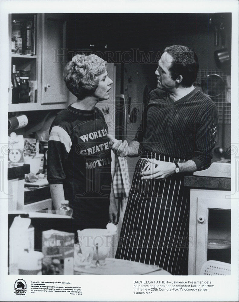 Press Photo Lawrence Pressman and Karen Morrow in &quot;Ladies Man.&quot; - Historic Images