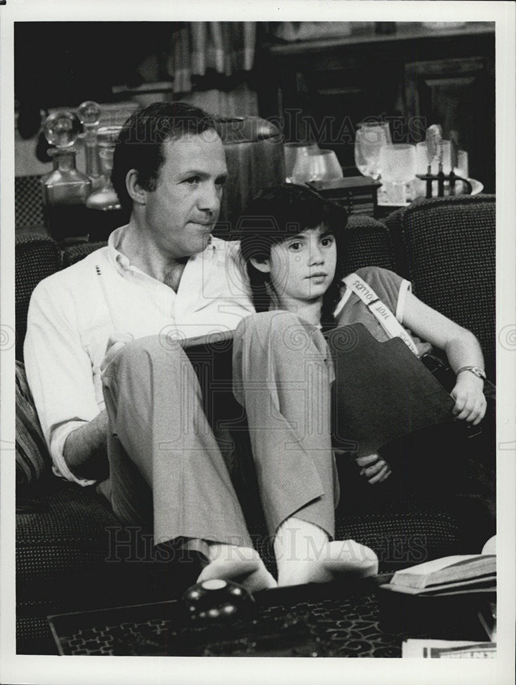 1980 Press Photo Lawrence Pressman Actor Natasha Ryan Actress Ladies Man Series - Historic Images