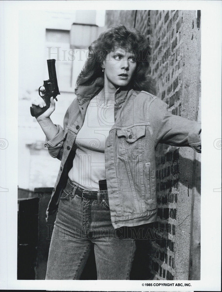 1985 Press Photo Jamie Rose Actress Lady Blue Drama Television Series - Historic Images