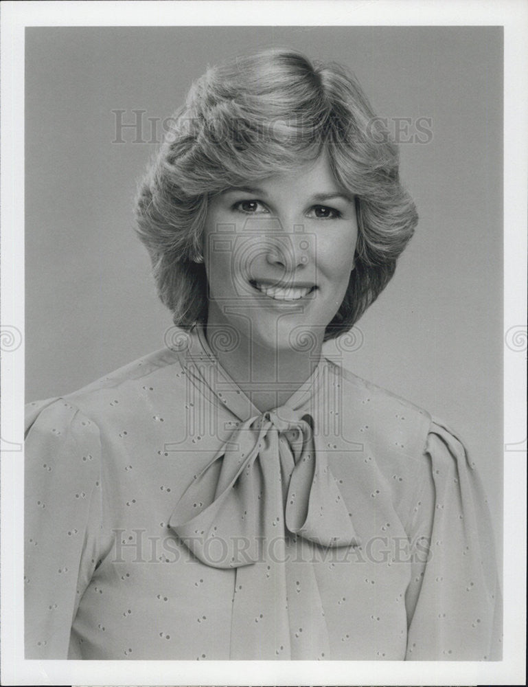 1980 Press Photo Joan Lunden in Good Morning America - Historic Images