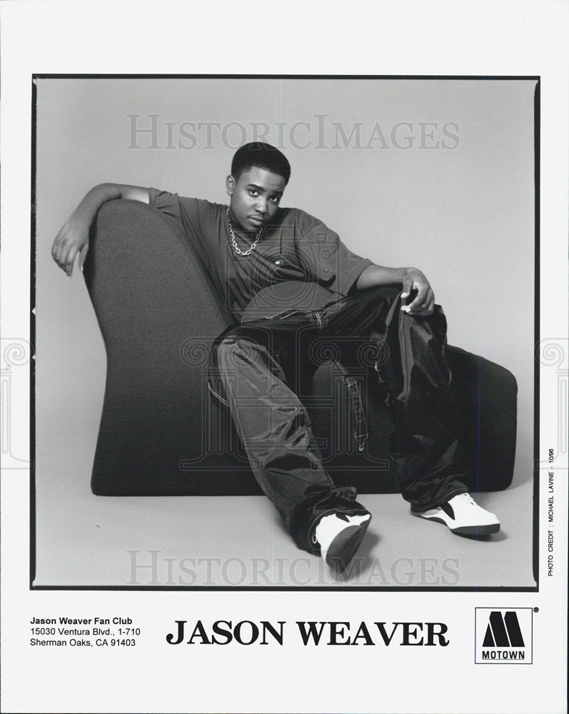 1996 Press Photo Jason Weaver Musician - Historic Images