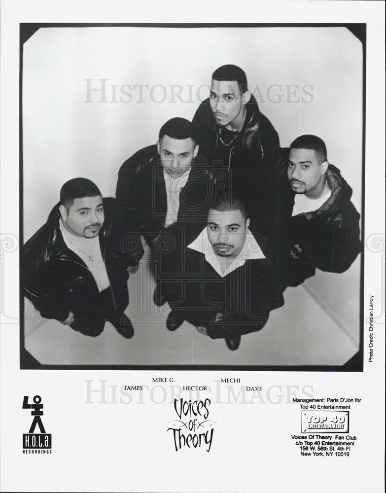 Press Photo James Mike G. Hector Mechi Dave Voices of Theory Band - Historic Images