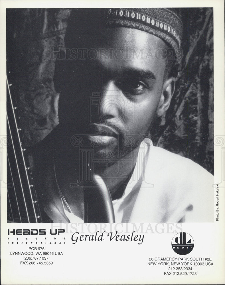 Press Photo Gerald Veasley Musician - Historic Images