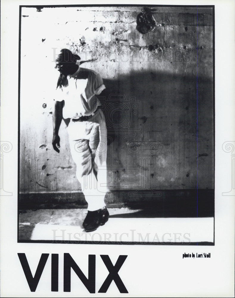 Press Photo Vinx Percussionist Drummer extraordinaire - Historic Images