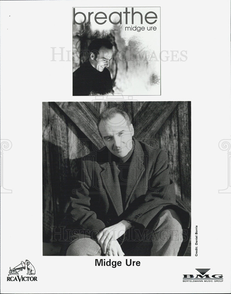 Press Photo Singer Midge Ure - Historic Images