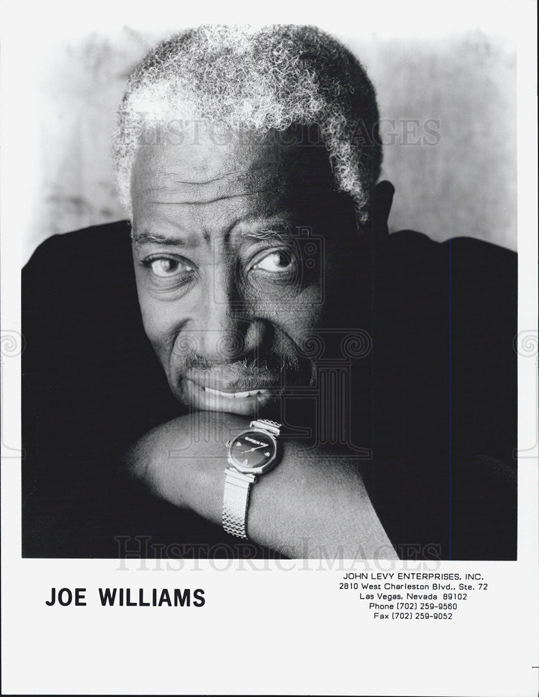 Press Photo Joe Williams Musician - Historic Images