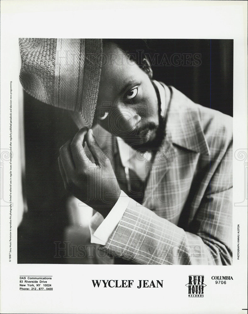 1997 Press Photo Wyclef Jean Musician - Historic Images