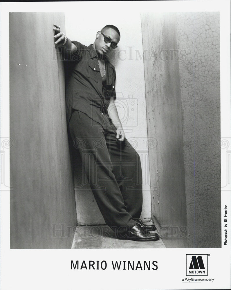 Press Photo Mario Winans Musician - Historic Images