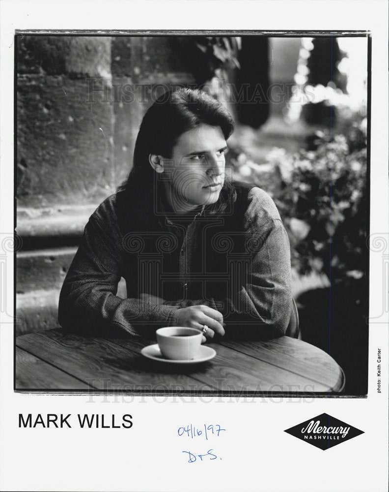 1997 Press Photo Mark Wills American Country Music Singer Songwriter Guitarist - Historic Images