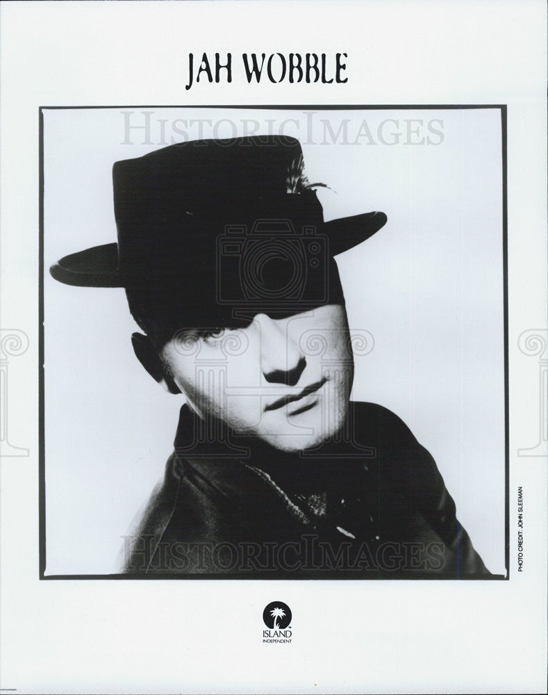 Press Photo Jah Wobble Musician - Historic Images