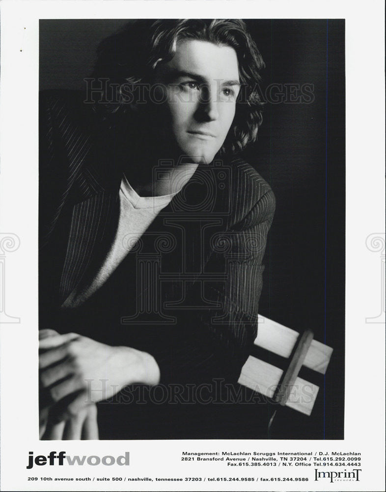 Press Photo Jeff Wood Musician - Historic Images